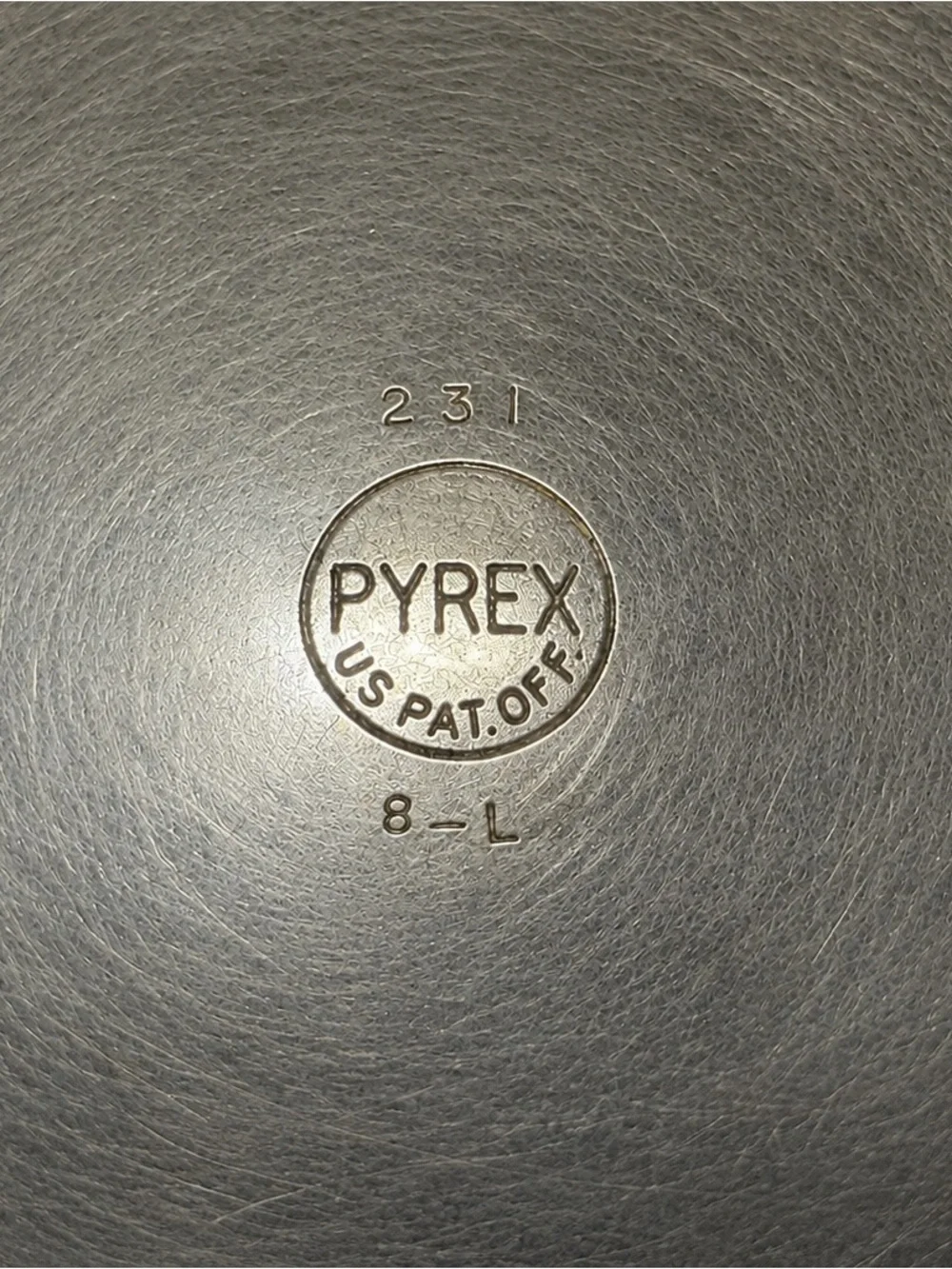 Vintage PYREX 023 Clear Glass 1.5 Qt Round Casserole Baking Dish USA Small Chip
